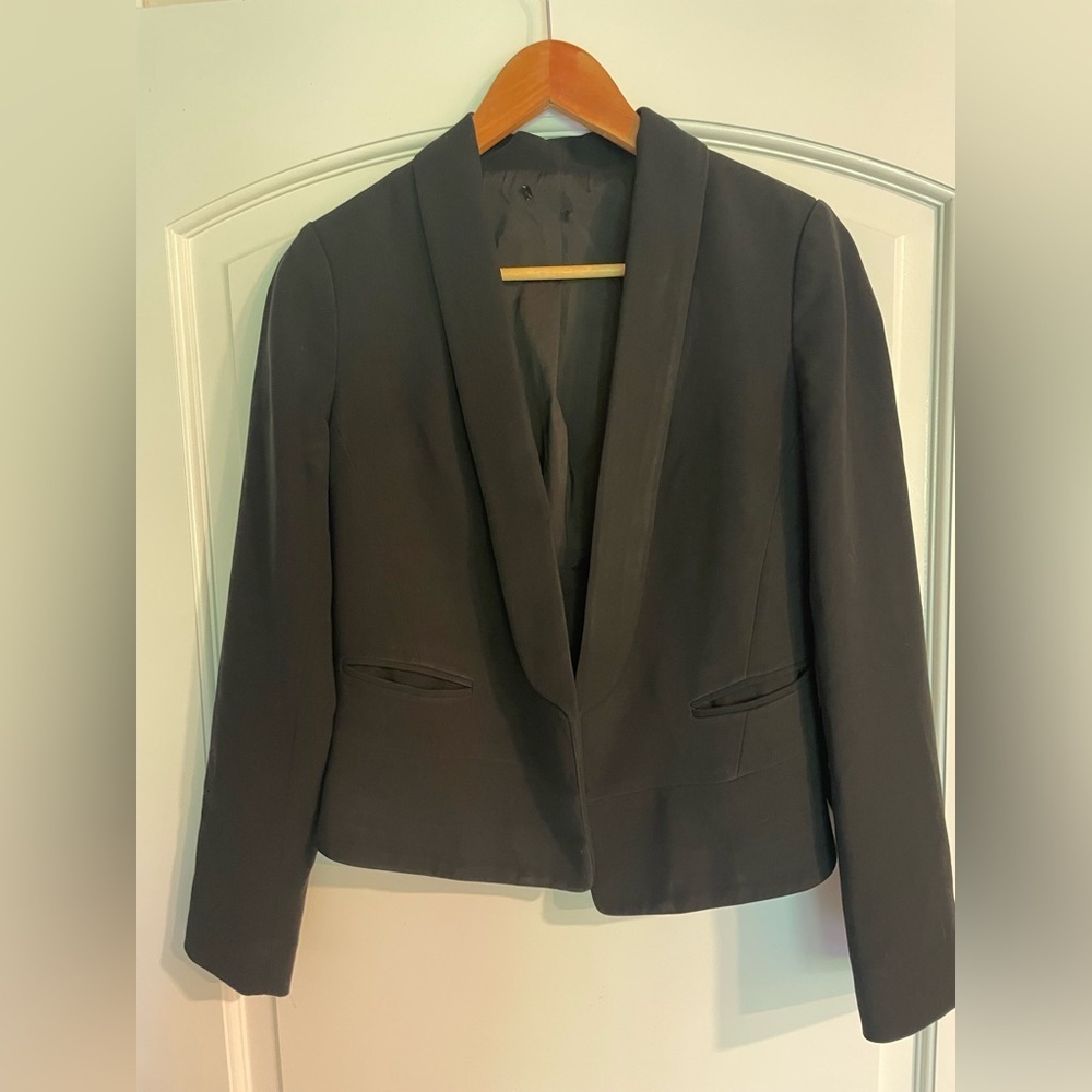 EXPRESS Black Shawl Collar Women's Blazer Jacket